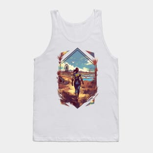 The Spirit of Survival - Diamond Frame - Post Apocalyptic Tank Top